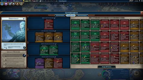 civ 6 extra policy slots|Civilization 6 Governments and Policies list.